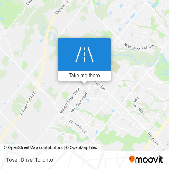 Tovell Drive map