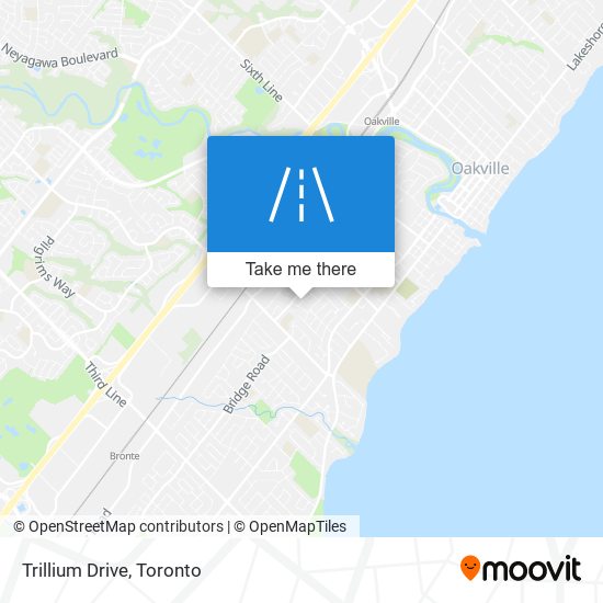 Trillium Drive map