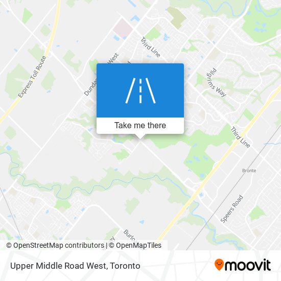 Upper Middle Road West plan