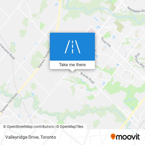 Valleyridge Drive map