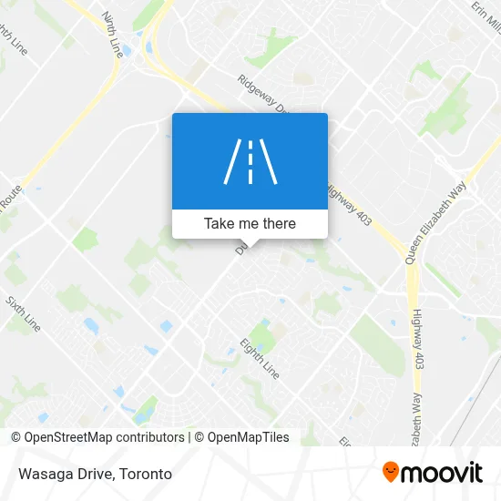 Wasaga Drive map