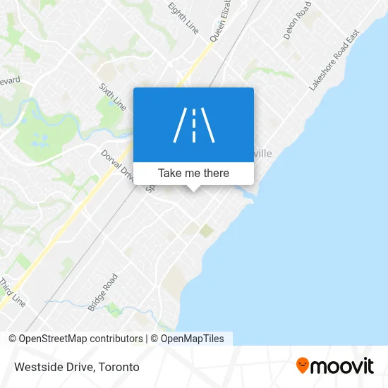 Westside Drive map