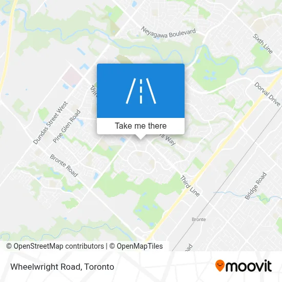 Wheelwright Road map