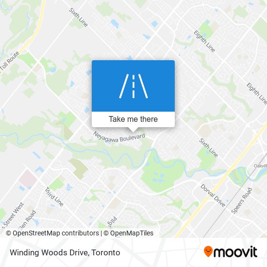Winding Woods Drive map