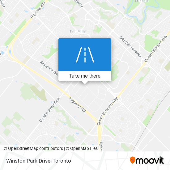 Winston Park Drive map