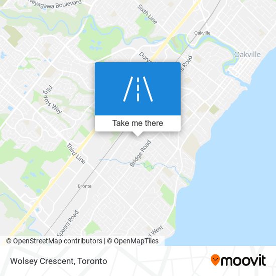 Wolsey Crescent map