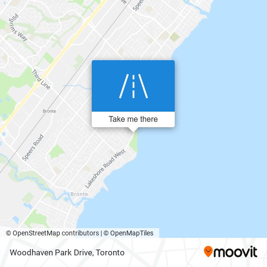 Woodhaven Park Drive map