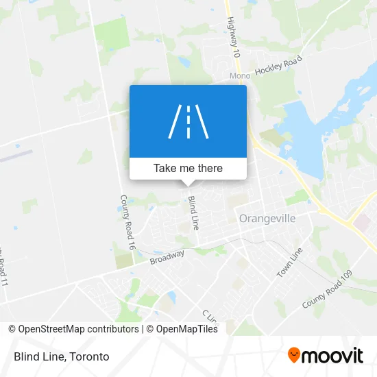 Blind Line map