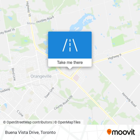 Buena Vista Drive map