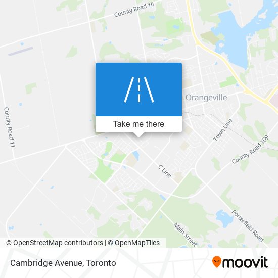 Cambridge Avenue map