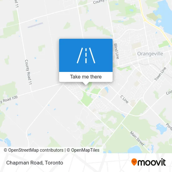 Chapman Road map