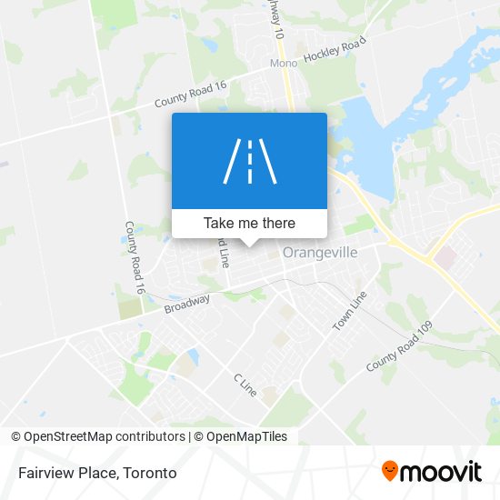 Fairview Place map