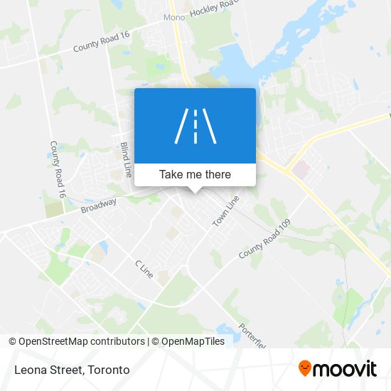 Leona Street map