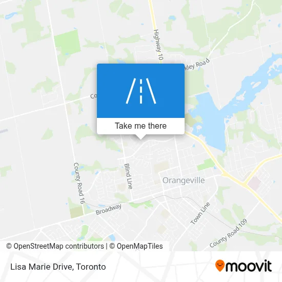 Lisa Marie Drive map
