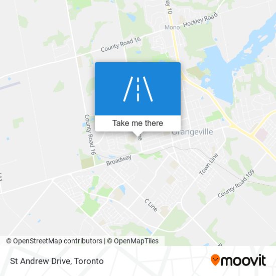 St Andrew Drive map