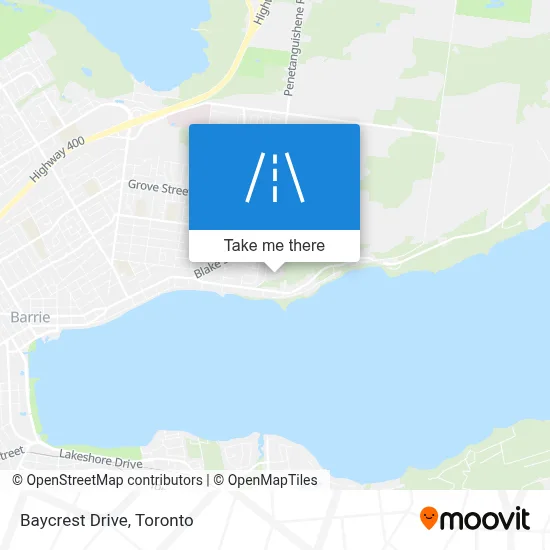 Baycrest Drive map