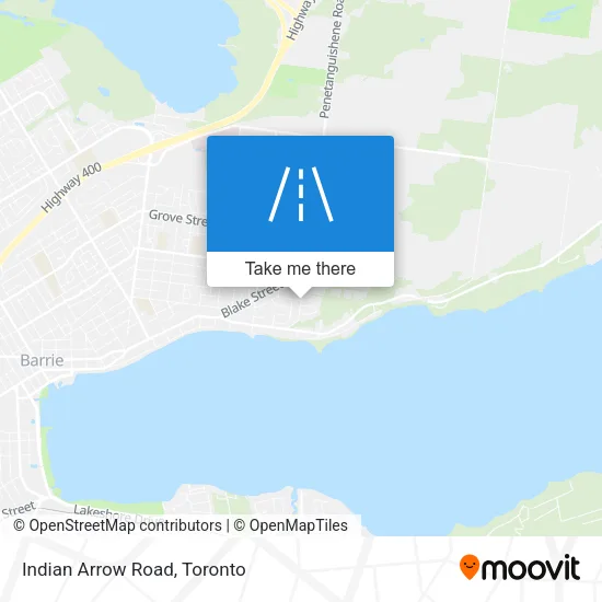 Indian Arrow Road map