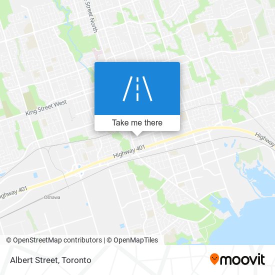 Albert Street map