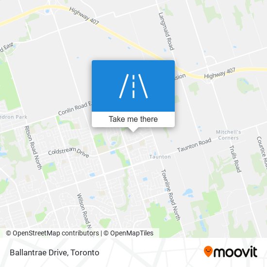 Ballantrae Drive map