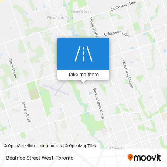 Beatrice Street West map