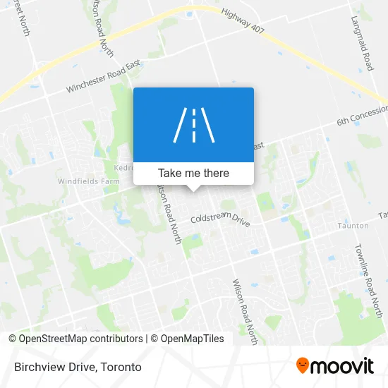 Birchview Drive map