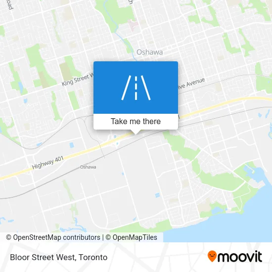 Bloor Street West map