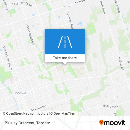 Bluejay Crescent map
