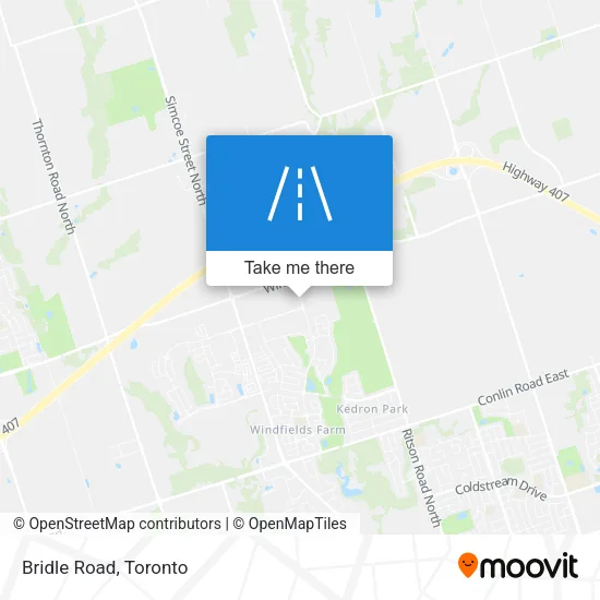 Bridle Road map