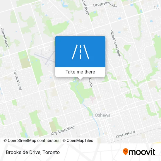 Brookside Drive map