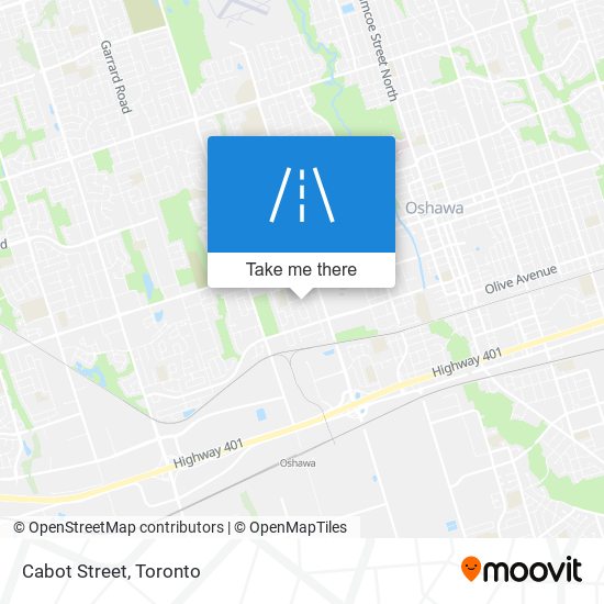 Cabot Street map