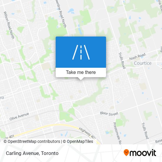 Carling Avenue map