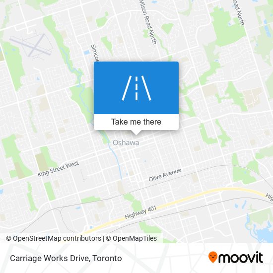 Carriage Works Drive map