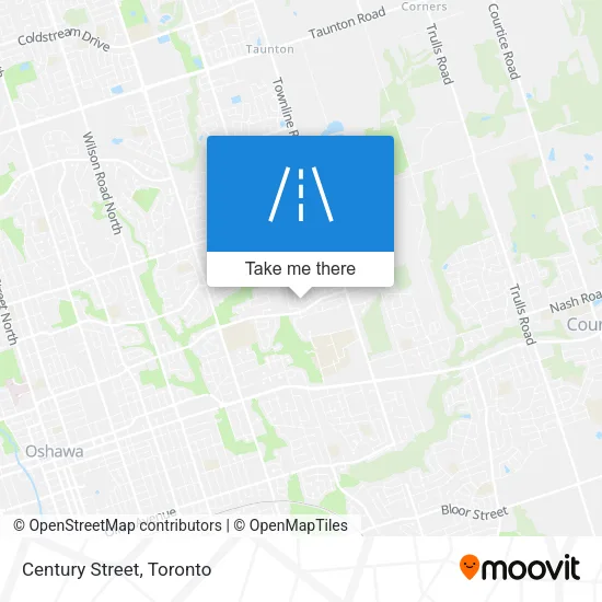 Century Street map