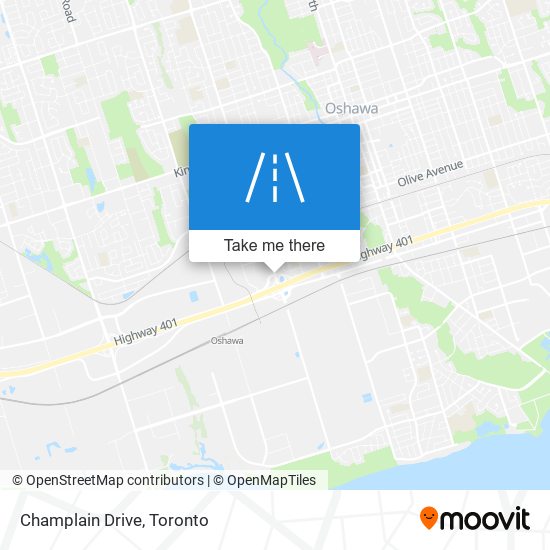 Champlain Drive map