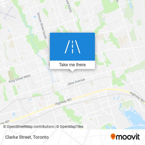 Clarke Street map