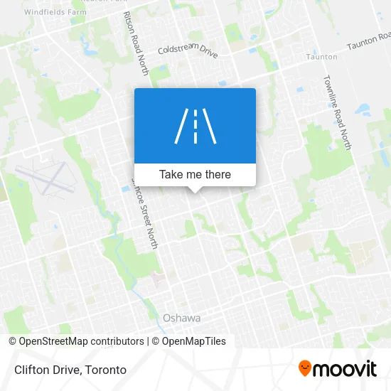 Clifton Drive map