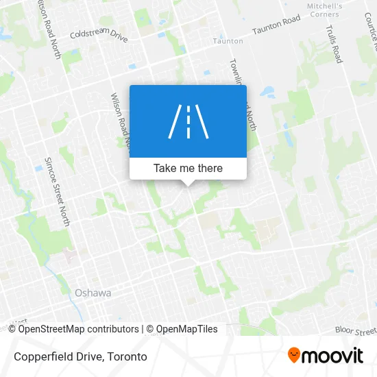 Copperfield Drive map