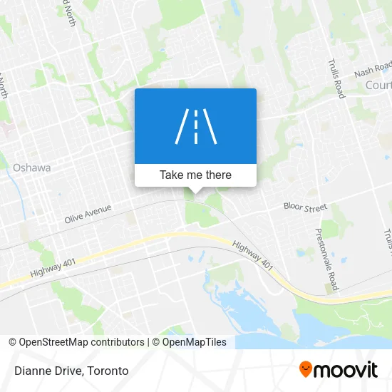 Dianne Drive map