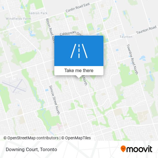 Downing Court map