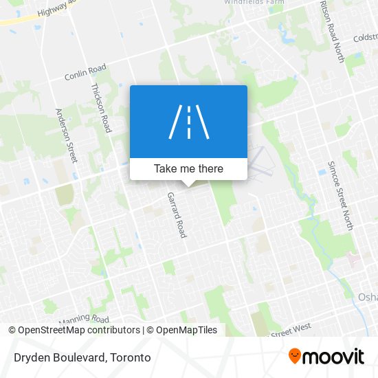 Dryden Boulevard map