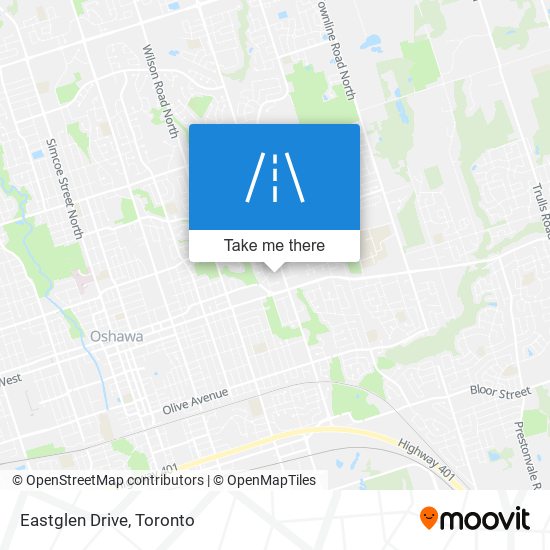 Eastglen Drive map