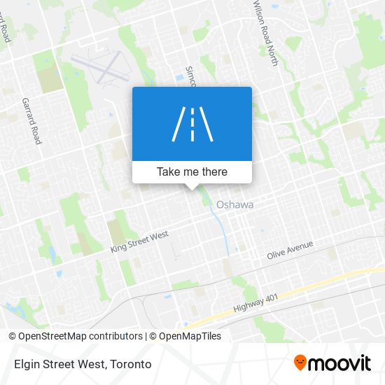 Elgin Street West map