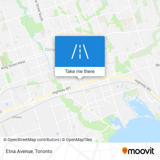 Etna Avenue map