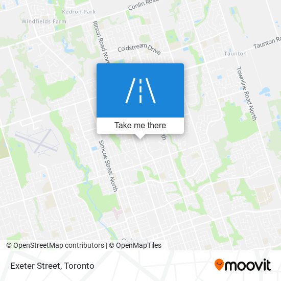 Exeter Street map