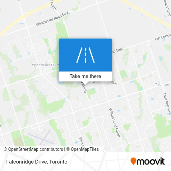 Falconridge Drive map