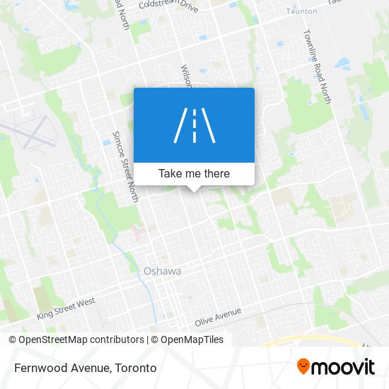 Fernwood Avenue map