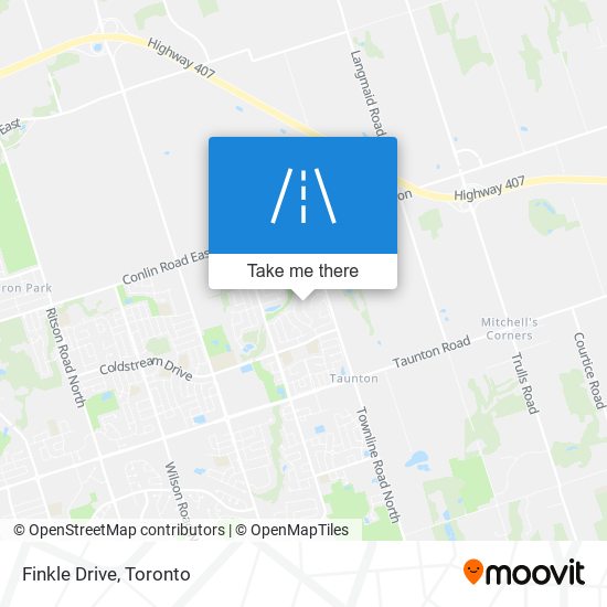 Finkle Drive map