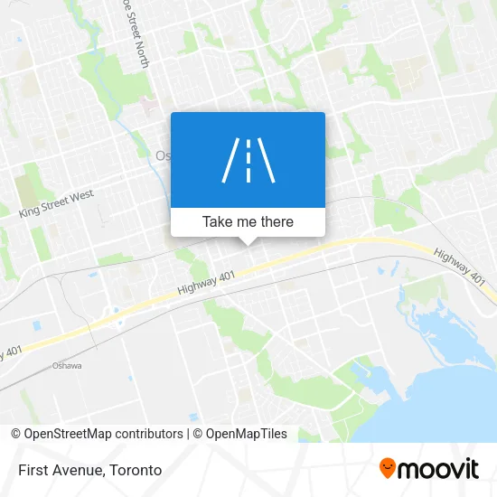 First Avenue map