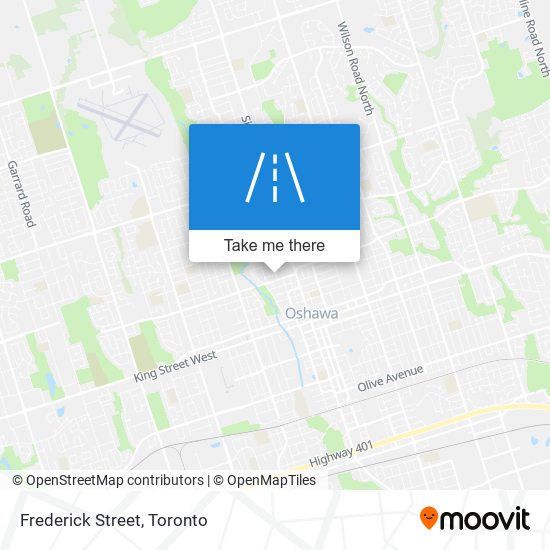 Frederick Street map