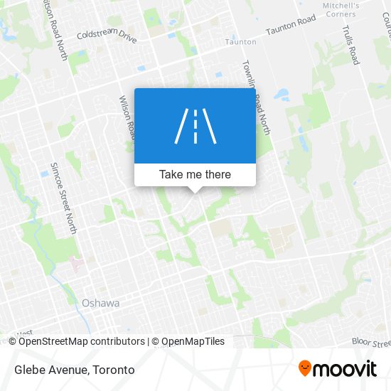 Glebe Avenue map